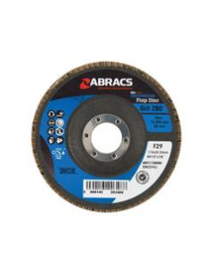 Disco de aletas Ø115 x 8 x 22mm - 80 Grano