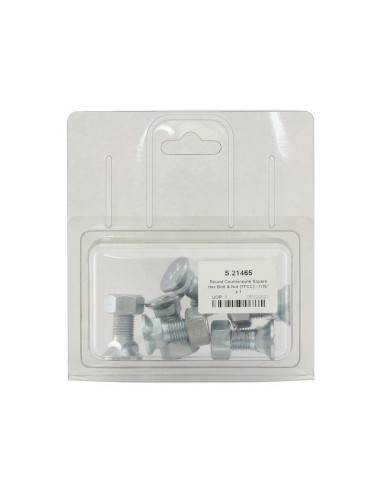 Tornillo Redondo Cuello Cuadrado - 7/16'' x 1...