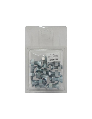 Tornillo Redondo Cuello Cuadrado - M12 x 35mm,...