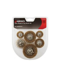 Paquete de cepillos montados sobre un eje