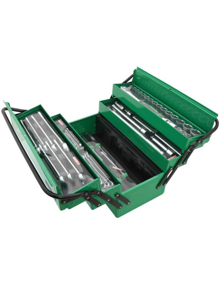 62 pzas. Juego de caja de herramientas en voladizo