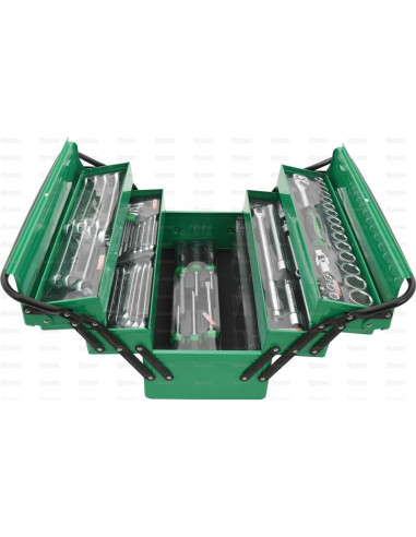 62 pzas. Juego de caja de herramientas en voladizo