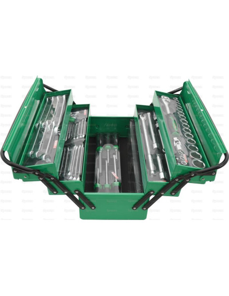 62 pzas. Juego de caja de herramientas en voladizo