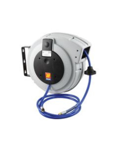 Carrete de manguera retráctil