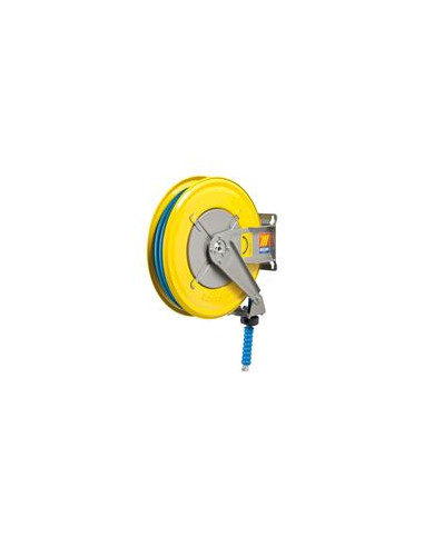 Carrete de manguera retráctil Agua 150°C, 3/8″ x 15M