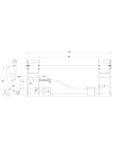 Soporte Enganche Rápido - Bloqueo Lateral -...