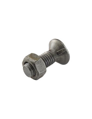 Tornillo Y Tuerca Cabeza Redonda - M10 x 30mm, Resistencia a la tracción 8.8 (25 pzas. Caja)