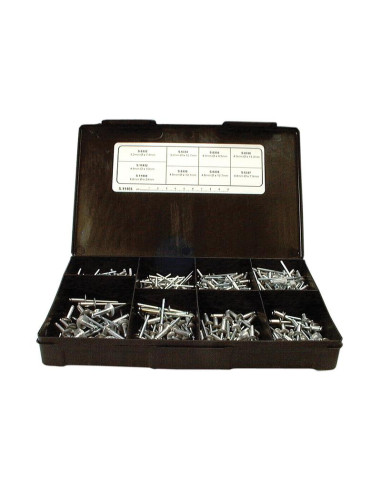 Remaches 3.2 - 4.8 x 8 - 24mm (295 pzas.) Caja