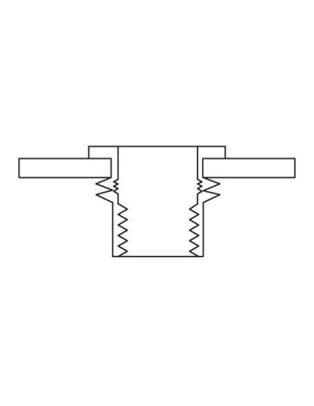 Tuercas ciegas, Tamaño: M3 x 8.4mm (Caja 10 pzas.)