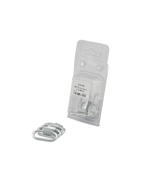BZP Eslabón de cadena rápido Ø4mm